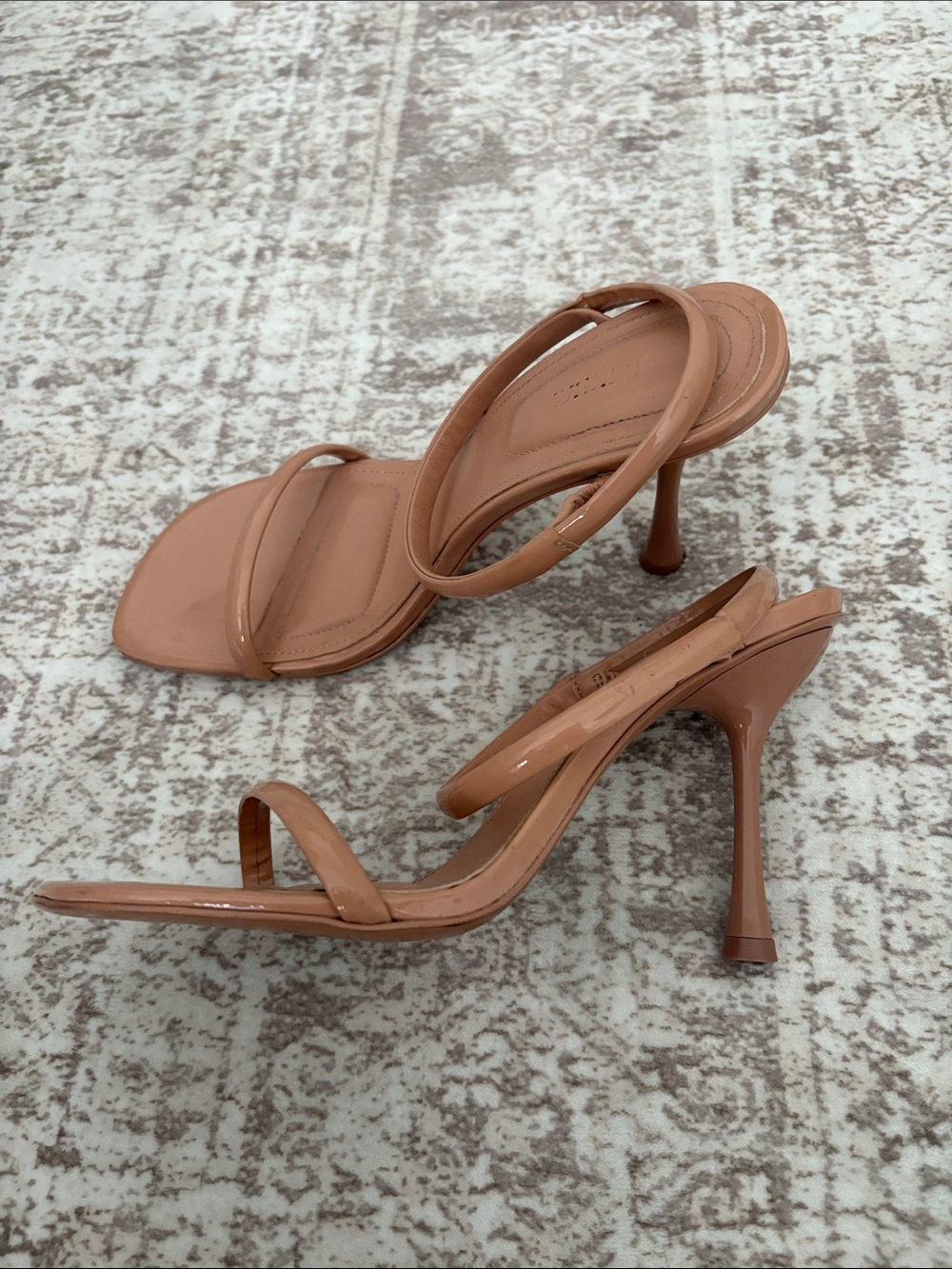Simkhai Women's Strappy High Heel Sandals in Nude Tan